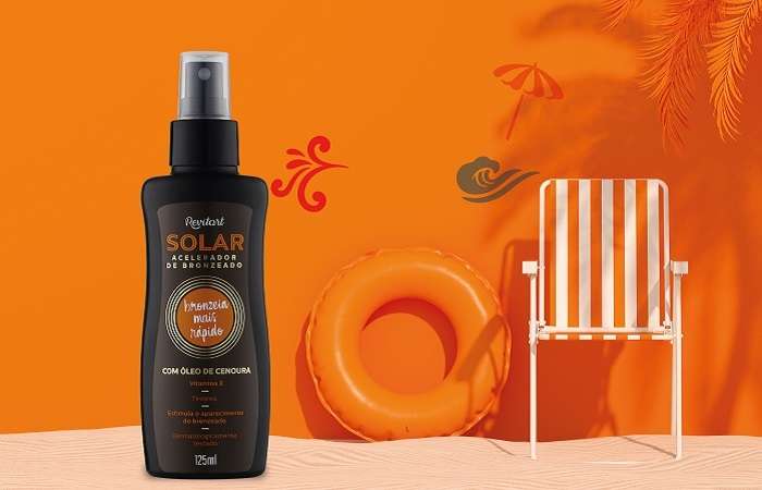 acelerador de bronzeado revitart solar