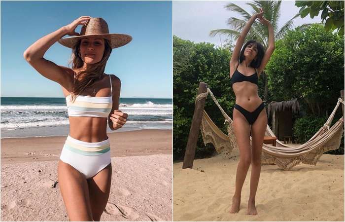 Biquínis modelo Hot Pant e Asa Delta